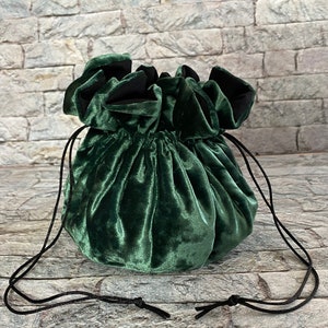 Velvet Cinch Bag - Etsy