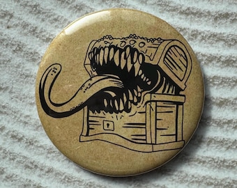 Rollenspiel Fantasy Rollenspiel Brust Mimic 7,5 cm Button