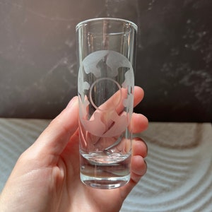 Magic the Gathering Plains Symbol Shot Glass