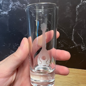 Bard Symbol Dungeons and Dragons Shot Glass Version 2