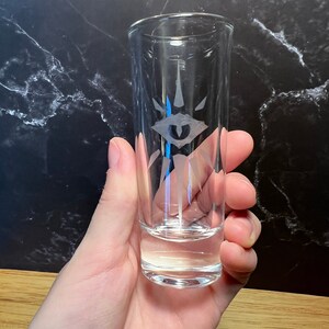 Warlock Symbol Dungeons and Dragons Shot Glass Version 2