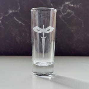 RPG Fantasy Roleplay Game Rogue 2oz Shot Glass  Classes Tabletop Gaming