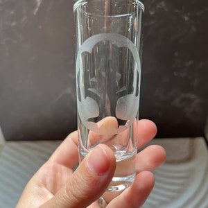 Magic the Gathering Forest Symbol Shot Glass