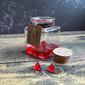 Potion of Healing 2W4 + 2 Dungeons and Dragons DnD5E Rot Mini Würfel