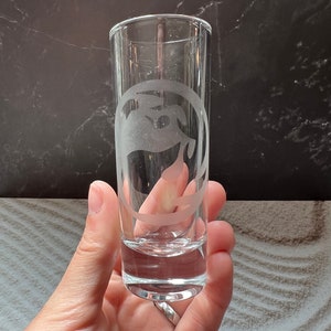 Magic the Gathering Mountain Symbol Shot Glass