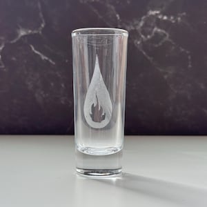 RPG Fantasy Roleplay Game Sorcerer 2oz Shot Glass  Classes Tabletop Gaming