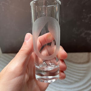 Magic the Gathering Island Symbol Shot Glass