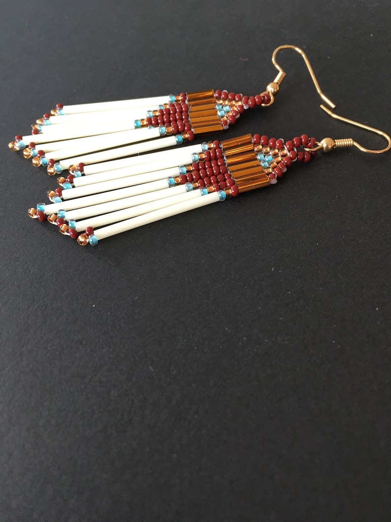 beautiful beaded earrings