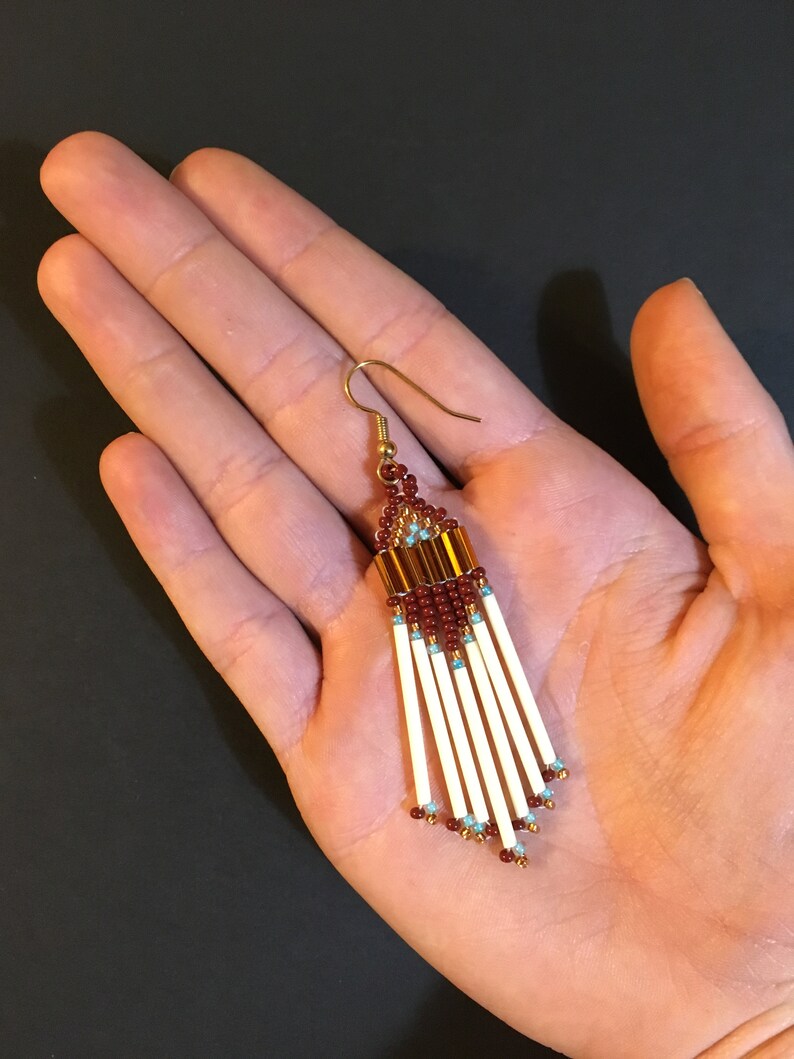 beautiful beaded earrings
