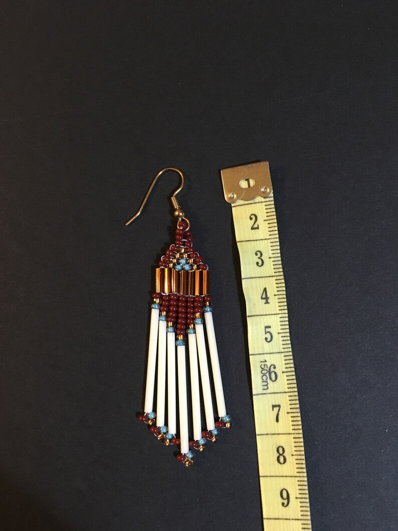 beautiful beaded earrings