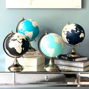 Travel Themed Wedding Guest Book Alternatives, Globe Guestbook, Unique Party Sign In Globe, Graduation Guestbook Party Decoration