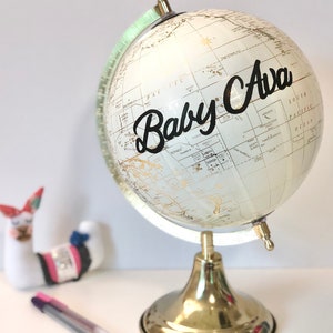 Hochzeit Globe Gästebuch Dekoration, Globe Gast Zeichen in, custom Globe, alternative Hochzeit Gästebuch, Reise-Thema-Party, Ruhestand Party