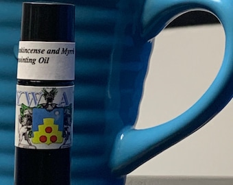 Aceite de unción orgánico de incienso y mirra - Envío GRATIS en EE. UU.