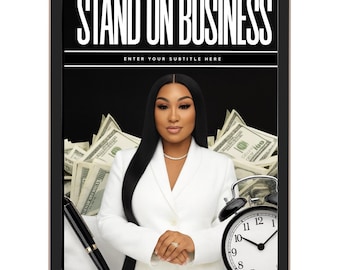 Editable eBook Cover I Canva eBook Template I  Stand On Business I eBook Cover for Entrepreneurs, Coaches, & Businesses I Boss Branding