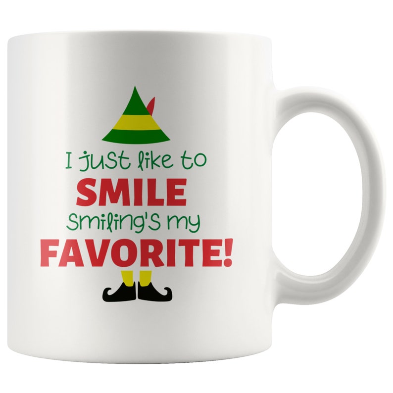 Buddy the Elf Mug Elf Movie Mug Elf the Movie I Just Like Etsy