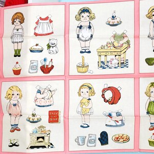 Paper Dolls Bakery - Panel 2 #P4352-Pink main image 1