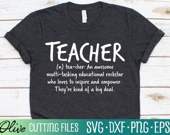 Download Teacher Definition Svg Etsy