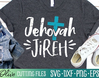 Jehová Jireh Svg, Easter Svg, Christian Svg, Bible Svg, Jesus Svg, Cameo Cricut, Cut File, Silhouette Svg, Cricut Svg