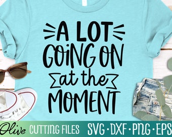 Mamá divertida con muchas cosas en movimiento SVG, archivo de corte Cricut para el Día de la Madre (descarga digital)