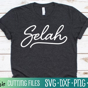 Selah Psalms SVG, Bible Verse SVG, Christian SVG, Shirt Wall Art Psalm 23, Svg Files for Cricut, Cut File