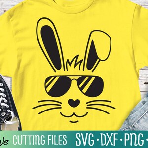 Easter Bunny Sunglasses Svg, Easter Svg, Bunny Svg, Easter Egg Svg, Easter Bunny Svg, Cameo Cricut, Cut File, Silhouette Svg, Cricut Svg