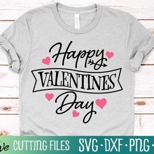 Valentine SVG, Happy Valentines Day SVG, Valentines Day SVG, Love Silhouette Svg, Hearts Svg Files for Cricut, Cut File