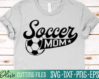 Soccer Mom,  Soccer Svg, Soccer Mom Shirt Svg, Cut File, Silhouette Svg, Cricut Designs, Svg Files for Cricut