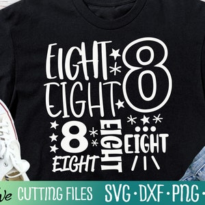 8th Birthday Svg, Party Collage Svg, Birthday Boy Svg, Birthday Girl Svg, 8 year old Birthday Svg, Cut File, Silhouette Svg, Cricut Designs