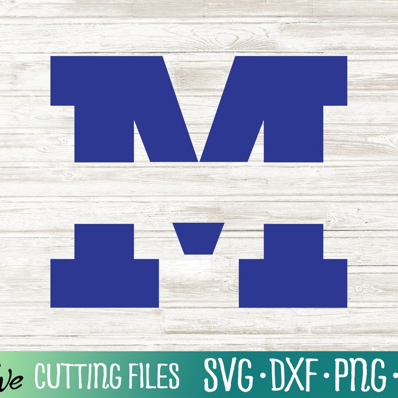 M Monogram Svg - Etsy