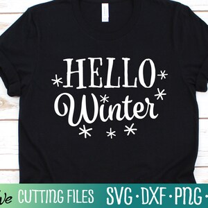 Hello Winter SVG, Weihnachten SVG, Weihnachten SVG, Frohe Weihnachten SVG, Cameo Cricut, Cut File, Silhouette Svg, Cricut Svg