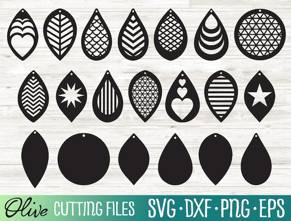 Teardrop Earring SVG, 20 Earrings SVG, Earrings SVG, Earrings Svg