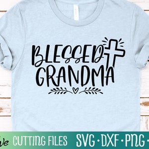 Gesegneter Oma Svg, Christliche svg, Bibel Svg, Jesus Svg, Oma Svg, Kamee Cricut, Cut File, Silhouette Svg, Cricut Svg