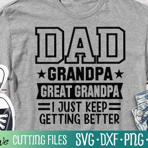 Lustige Papa Opa Urgroßvater SVG, Vatertag SVG, sarkastische lustige SVG, Vatertag Shirt, geschnitten Datei, Silhouette, Cricut Designs