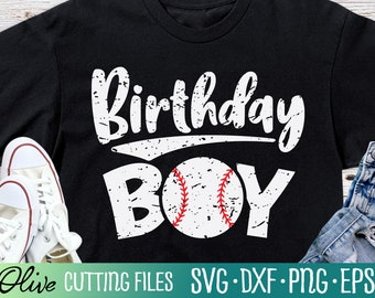 Birthday Boy Baseball Svg, Baseball Mom Svg, Baseball Svg, Baseball Shirt Svg, Cut File, Silhouette Svg, Cricut Designs
