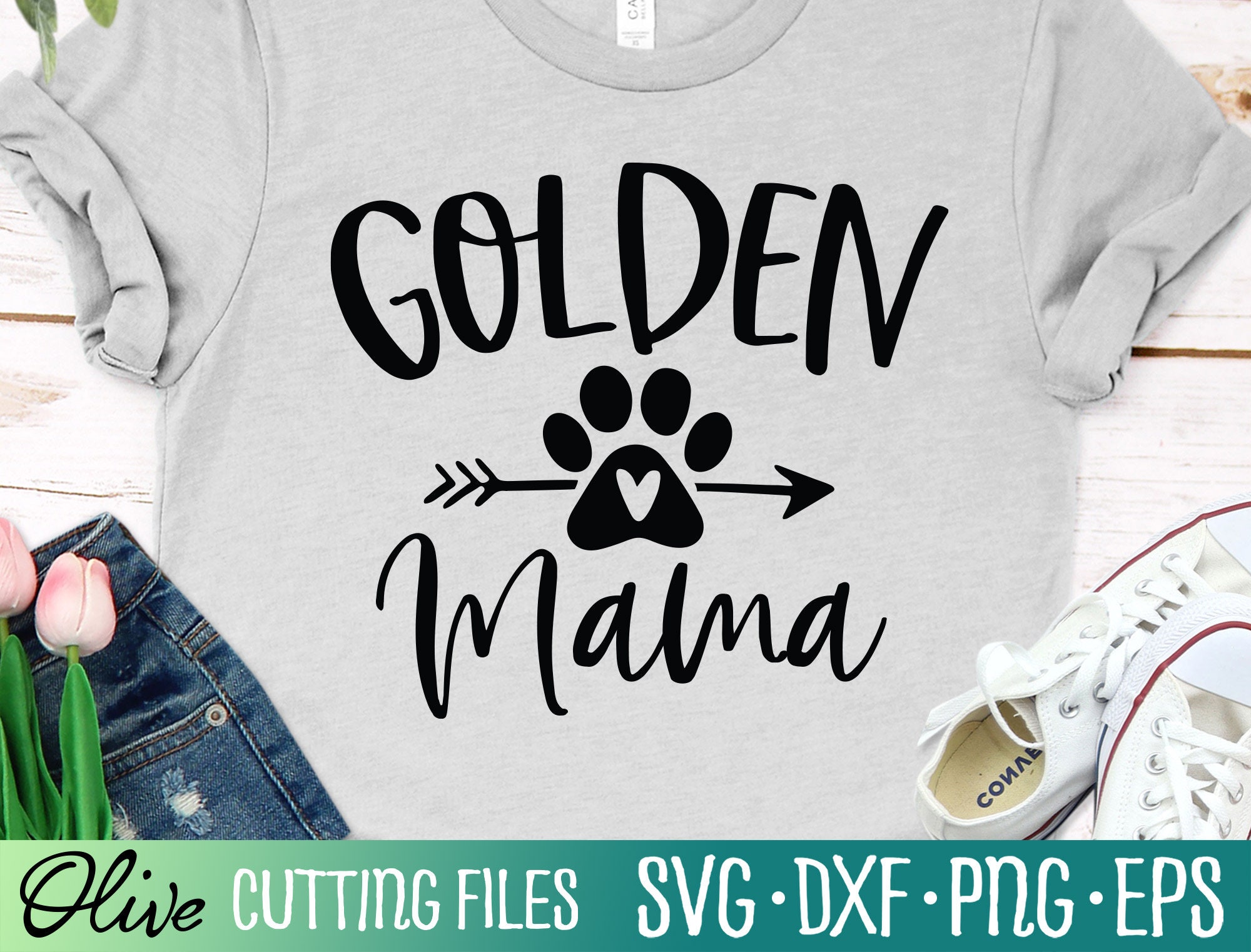 Golden Retriever Mama Svg, Mom Svg, Mom Life Svg, Mothers Day Svg, Dog ...