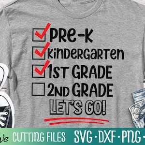 First Grade School Checklist Svg, Second Grade, Last Day of School, Graduation Svg, Teacher svg, Cut File, Silhouette Svg, Cricut Designs