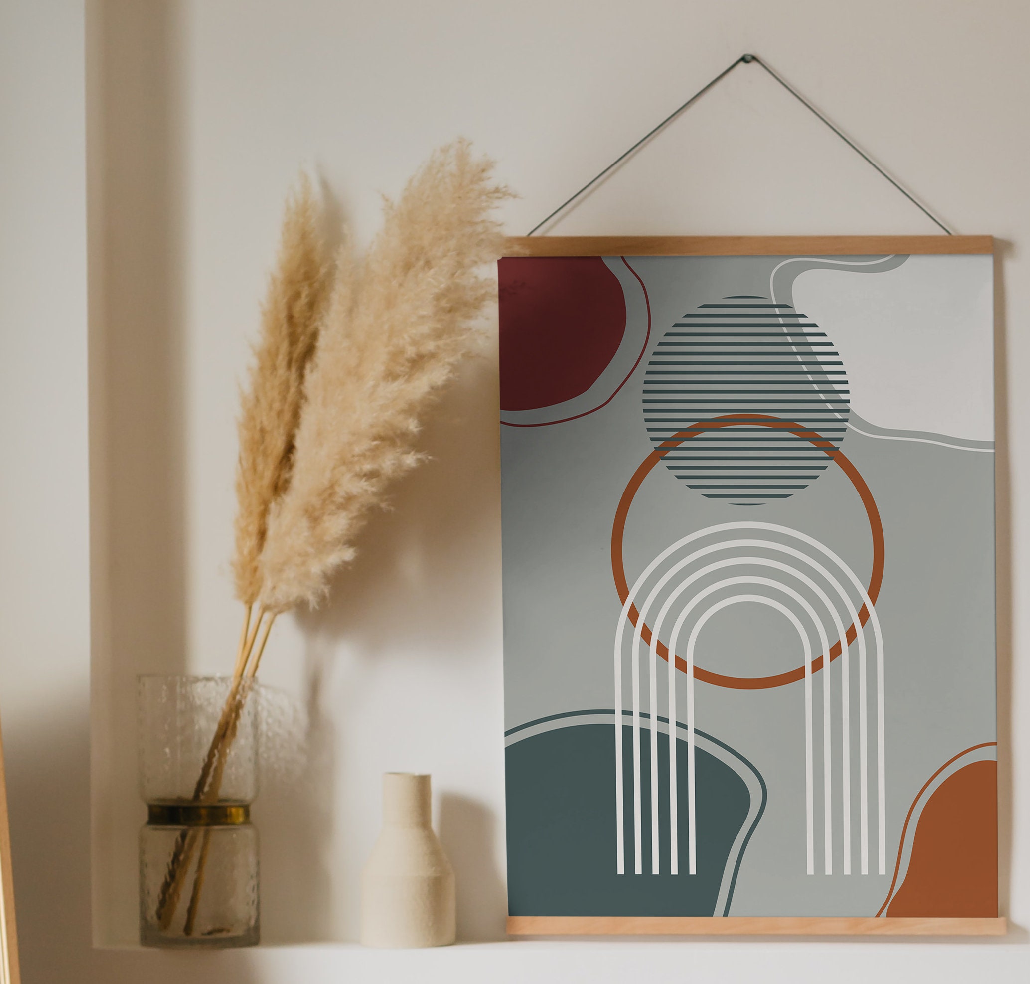 Abstract Trendy Wall Print Art Digital Art Printable Art Etsy UK