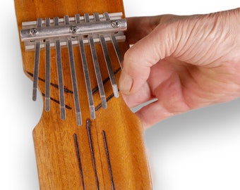 Pianoforte a pollice Kalimba Strumento a percussione Sansula in legno