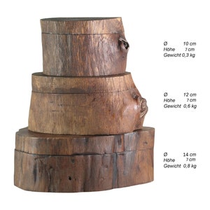 Boîte en bois Boîte en bois Boîte en bois avec couvercle en bois de teck véritable Boîte à bagues Boîte à pilules Petite boîte à mauvaises herbes Boîte de rangement Boîte cadeau image 4