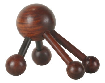 Massage spider - massage roller - fascia roller - massage device - massage wood made of high-quality rosewood