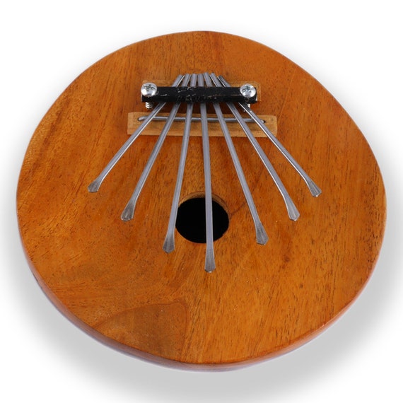 Kalimba Thumb Piano Sansula Percussion Instrument Made of Coconut and Wood  -  Norway