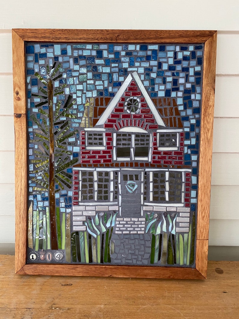 Example of a Custom Happy Home Mosaic