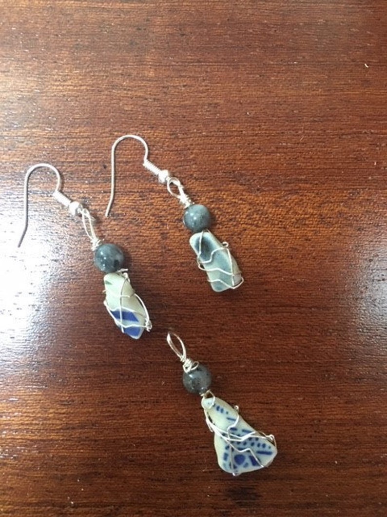 pottery earrings