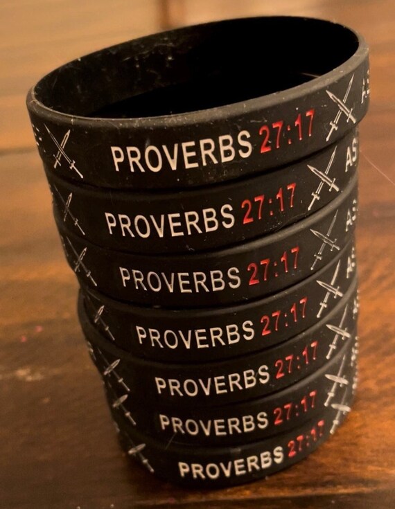 Armor of God Inspiration Rubber Bracelet Wristbands Christian