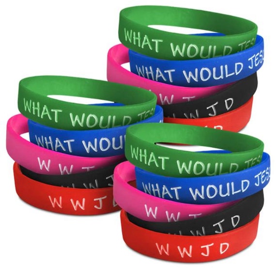 WWJD Silicone Bracelet What Would Jesus Do Rubber Bracelet Wristbands  Bracelet for Women Men Jewelry Colorful Gifts Protection Pray Bracelet  Inspirational Colorful-Set - Yahoo Shopping