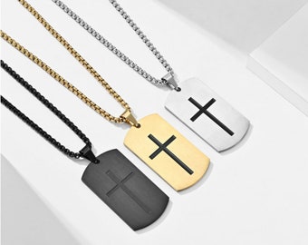 925 Sterling Silver Cut-out Satin Antiqued Dog Tag With Cut Out Cross Pendant 925 Sterling Silver Cut-out Satin Antiqued Dog Tag With Cut Out Cross Pendant