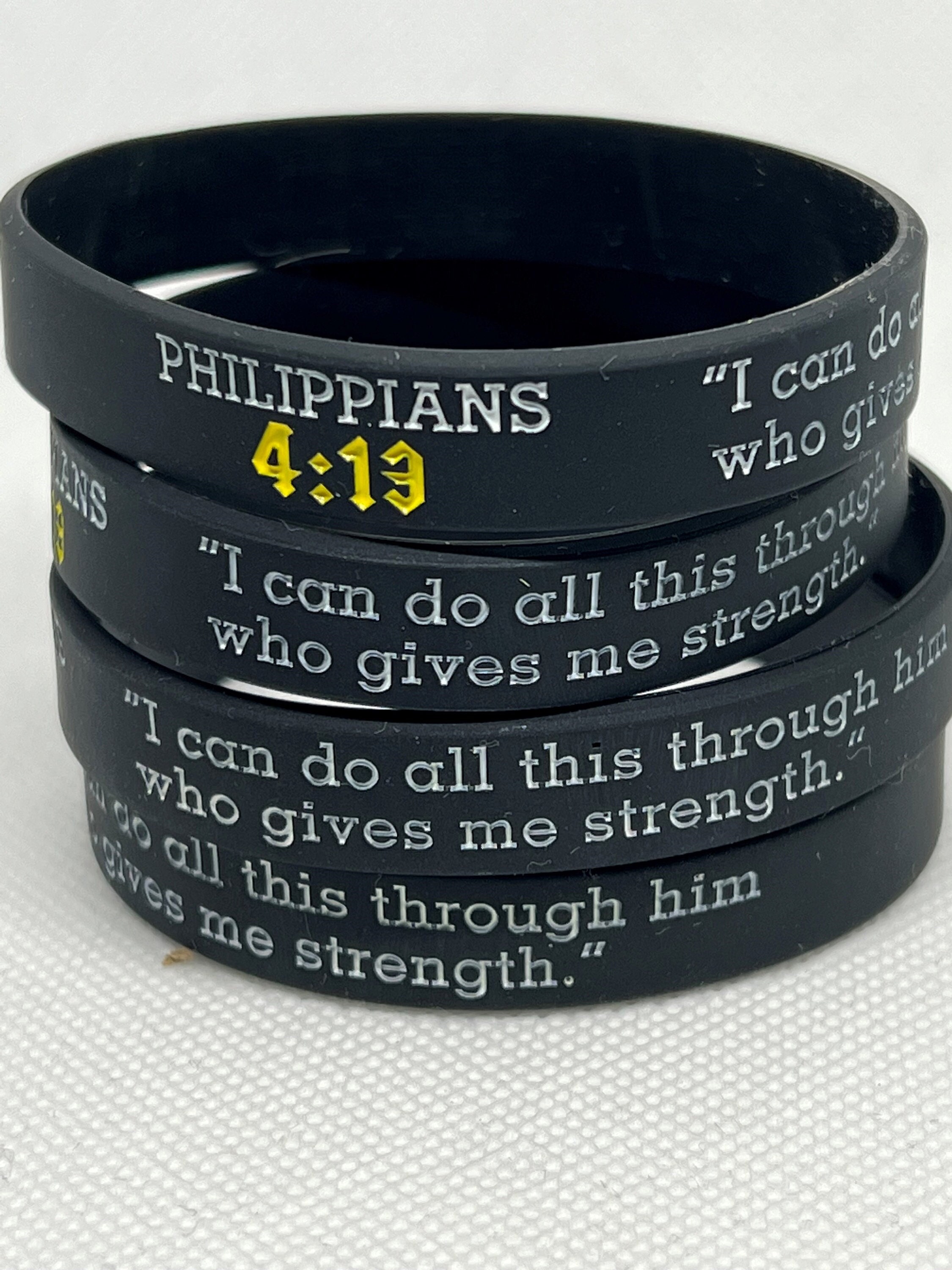 Philippians 4:6 Memory Verse Bracelet – wellversedcollective