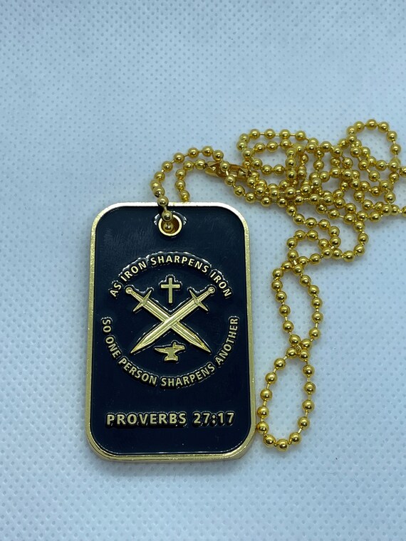 Challenge Coin 27-in. Stainless Steel Dog Tag Chain