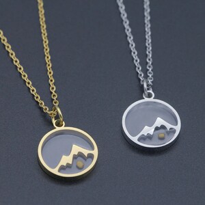 Matthew 17:20 Faith of a Mustard Seed Faith to Move Mountains Chain Necklace or Keychain with Charm