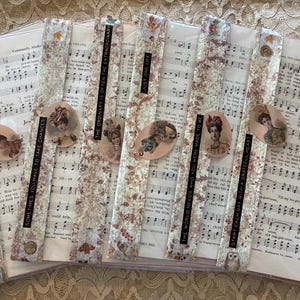 Vintage Hymn Book Pages